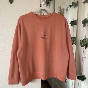 Salmon vintage wild dunes sweater